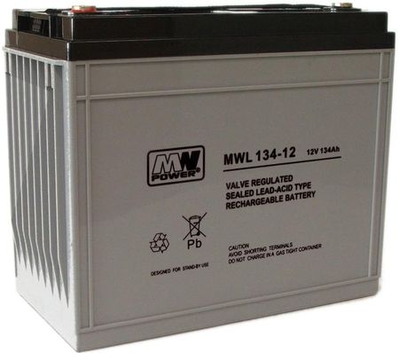 Mw Power Akumulator Bateria Agm Mwl 134 Ah 12V 134-12 (MWL13412)