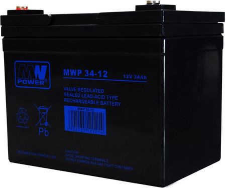 Mw Power Akumulator Amg 34AH 12V P+ Mwp 34-12 (MWP3412)
