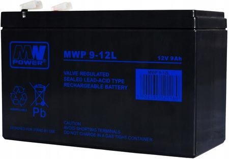 Mw Power Akumulator Bateria Agm Mwp 9 Ah 12 V 9-12L (MWP912L)