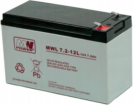 Mw Power RBC2 Zestaw Akumulatorów Do Ups Apc 1x Mwl 7.2-12L (RBC21XMWL7212L)