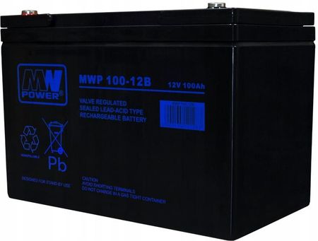 Mw Power Agm Mwp 100-12B 12V 100AH MWP100A MWP100 (MWP10012B)
