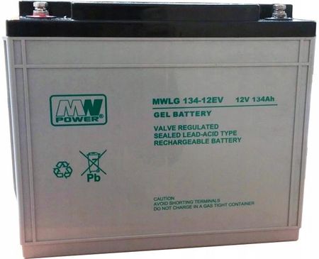 Mw Power Akumulator Żelowy Mwlg 134Ah 12V 134-12EV (MWLG13412EV)