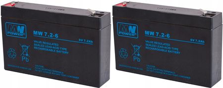 Mw Power RBC18 Zestaw Akumulatorów Do Ups Apc 2x 7.2-6 (RBC182XMW726)
