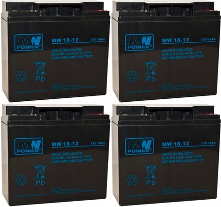 Mw Power RBC55 Zestaw Akumulatorów Do Ups Apc 4x 18-12 (RBC554XMW1812)