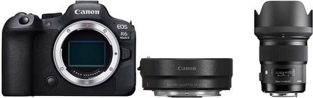 Canon EOS R6 Mark II + adapter Canon EOS R Mount EF-EOS R + Sigma 50mm f/1.4 ART DG HSM