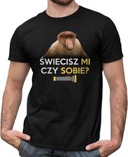 Świecisz mi czy sobie? - męska koszulka na prezent dla taty - zdjęcie 1