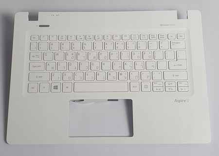 Acer Klawiatura Aspire V3-372 biała US/hebrew (6BG7AN1015)