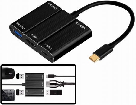 Swiatkabli Stacja dokująca Usb C 3.1 3x 3.0/HDMI/USB (1D104184)