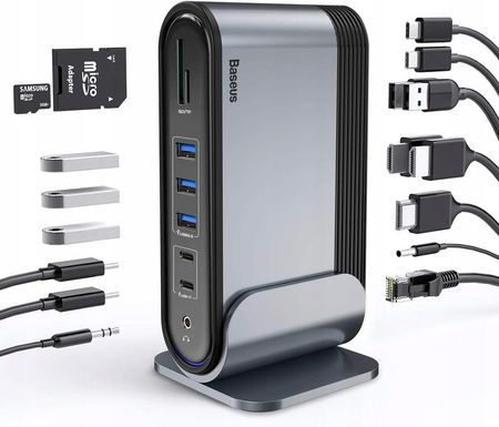 Baseus Stacja dokująca Hub 17w1USB-C BS-HUB003 (BSHUB003)