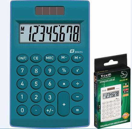 Kalkulator Kieszonkowy 8Pozycyjny Tr252B Toor