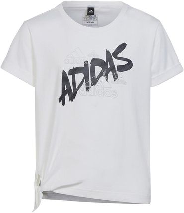 Koszulka adidas Dance Knotted Tee girls Jr HR5818