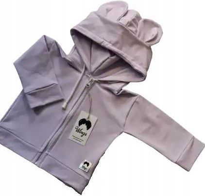 Bluza miś na zamek wrzos rozmiar 152