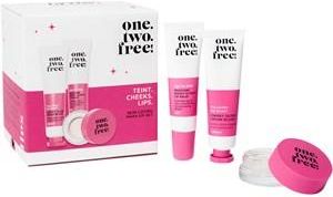 One.Two.Free! Zestaw Do Makijażu Skin Loving Make-Up Set Creamy Highlighting Balm 2,4 G + Cheeky Glow Cream Blush 15 Ml + Moisture Boost Glossy Lip