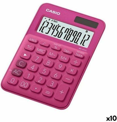 Casio Kalkulator Ms-20Uc Fuksja 2 3X10 5X14 95Cm (10 Sztuk)