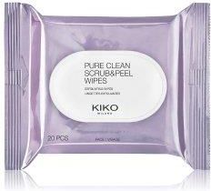 Kiko Milano Pure Clean Scrub&Peel Wipes.1 Chusteczka Oczyszczająca 20 szt.