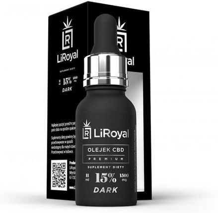 LiRoyal olejek konopny CBD Dark 15% + witaminy 11ml