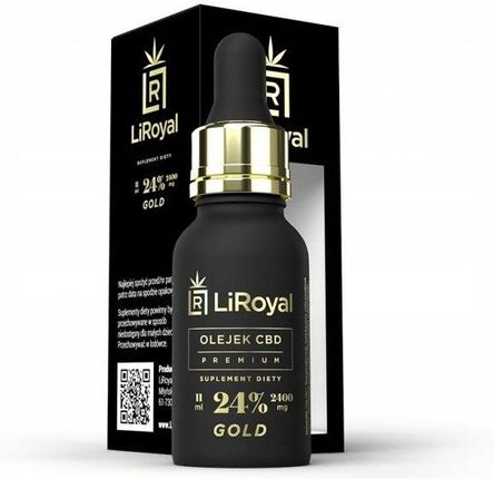 LiRoyal olejek konopny CBD Gold 24% + witaminy ADEK 11ml