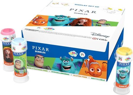 Bubble World Bańki Mydlane Display 36Szt. 60Ml Pixar Mix