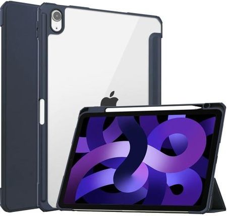 Bizon Etui Case Tab Clear Matt Do Apple Ipad Air 5 / 4 Pro 11 2018 Granatowe