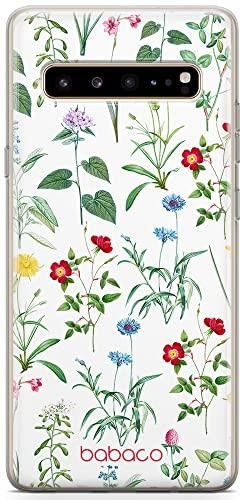 BABACO ERT GROUP custodia per cellulare per Google PIXEL 7 PRO originale e con licenza ufficiale, modello Flowers 007 adattato in modo ottimale alla forma dello smartphone, parzialmente trasparente