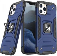 Wozinsky Ring Armor Etui Iphone 14 Pro Max Pancerny Pokrowiec Uchwyt Magnetyczny Niebieskie - zdjęcie 1