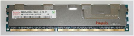 Pamięć RAM HYNIX 8GB ECC REGISTERED DDR3 2Rx4 1333MHz PC3L-10600 RDIMM (HMT31GR7BFR4A-H9)