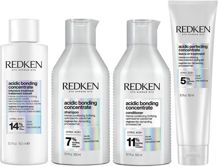 Redken Acidic Bonding Concentrate Intensive Pre-Treatment Routine Bundle Zestaw Do Kuracji Włosów