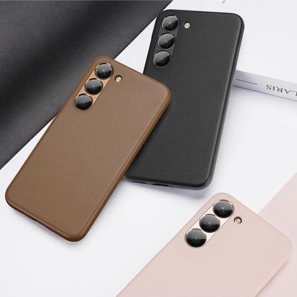 Dux Ducis Grit Etui Samsung Galaxy S23+ Elegancki Pokrowiec Ze Sztucznej Skóry Magsafe Czarne - zdjęcie 3