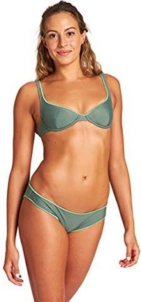 ARENA Damski strój kąpielowy W Solid Wire Two Pieces Two Piece Swimsuit zielony armii 34