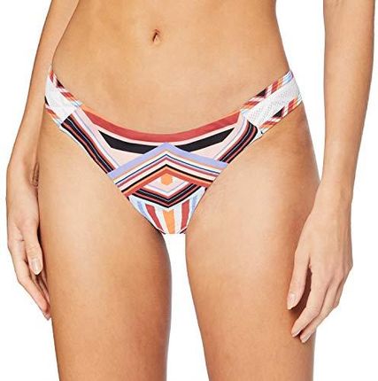 O'Neill damskie bikini Pw Koppa Bottom wielokolorowa Mehrfarbig (White Aop W/Red) 34