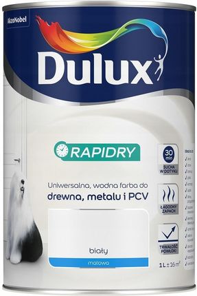 Dulux Rapidry 1L Biała Matowa