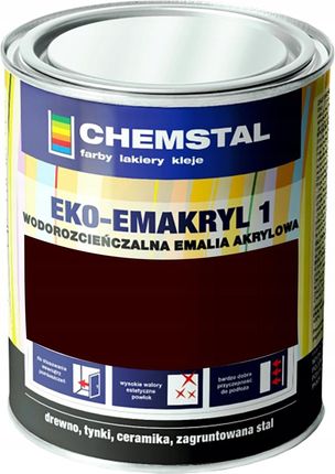 Chemstal Eko-Emakryl Brązowy 0,8L