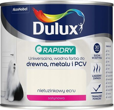 Dulux Rapidry 0,4L Nietuzinkowy Ecru Satyna