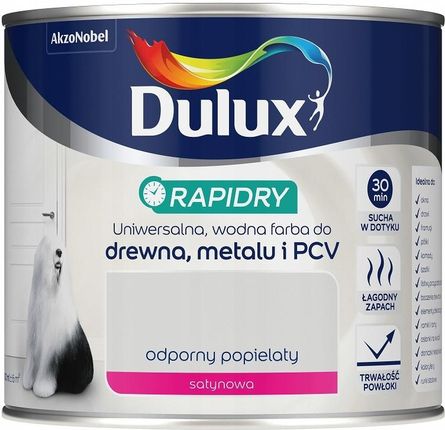 Dulux Rapidry 0,4L Odporny Popielaty Satyna