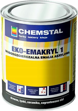 Chemstal Eko-Emakryl Żółty 0,8L