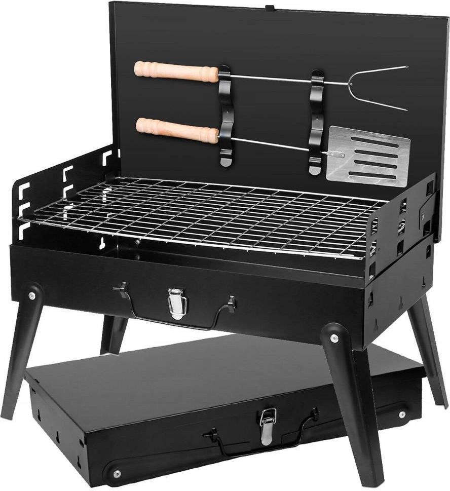 Mały Grill Walizkowy Przenośny Składany - Ceny i opinie - Ceneo.pl