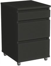 Zdjęcie Modi Meble Kontenerek Biurowy Szafka Na Kółkach Czarny 40X45 - Łódź