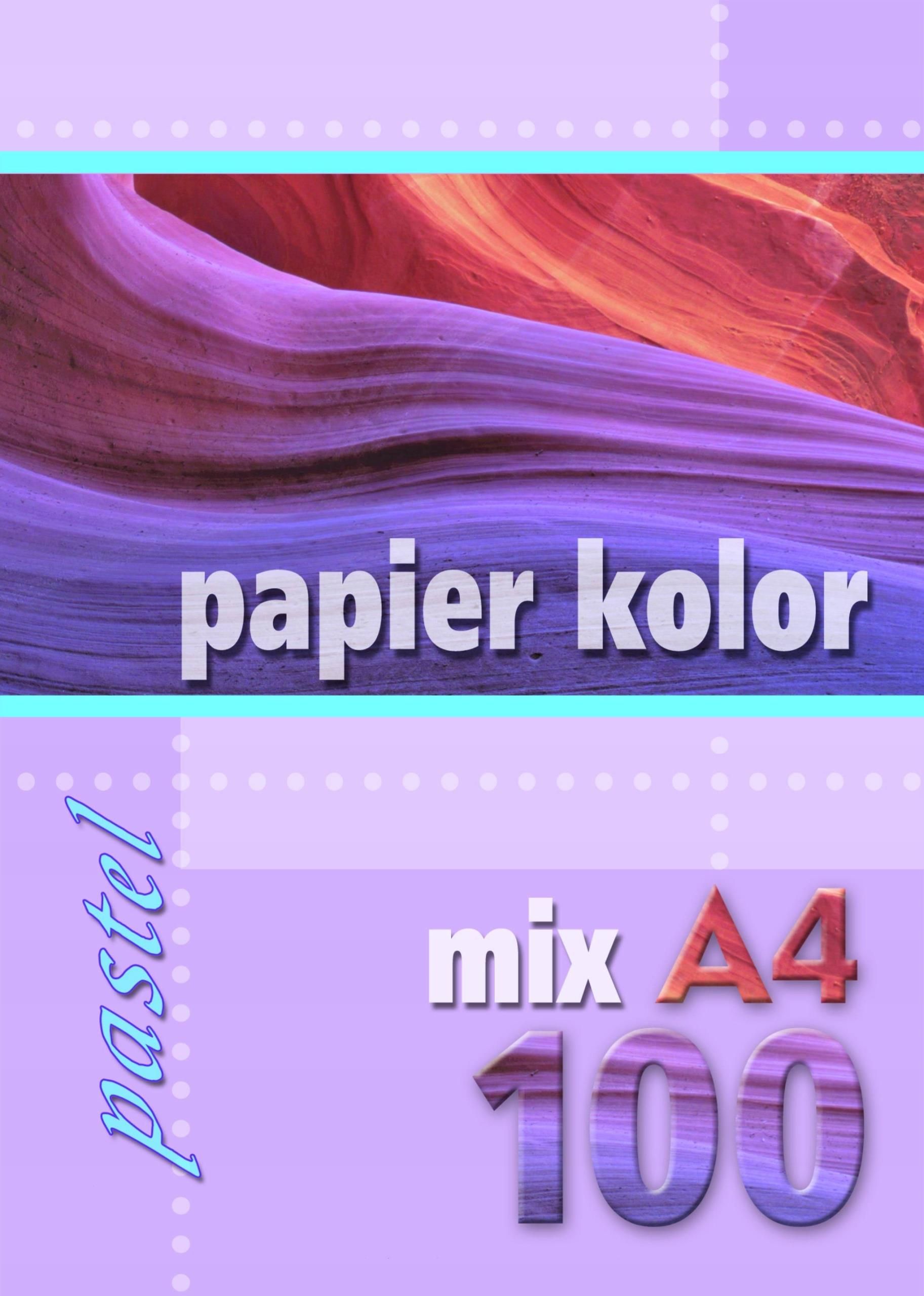 Papier Kolorowy A G Mix Kolor W Ark Ceny I Opinie Ceneo Pl