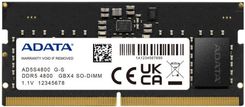 Pamięć RAM ADATA DDR5 32GB 4800MHz CL40 ECC SO-DIMM (AD5S480032GS)