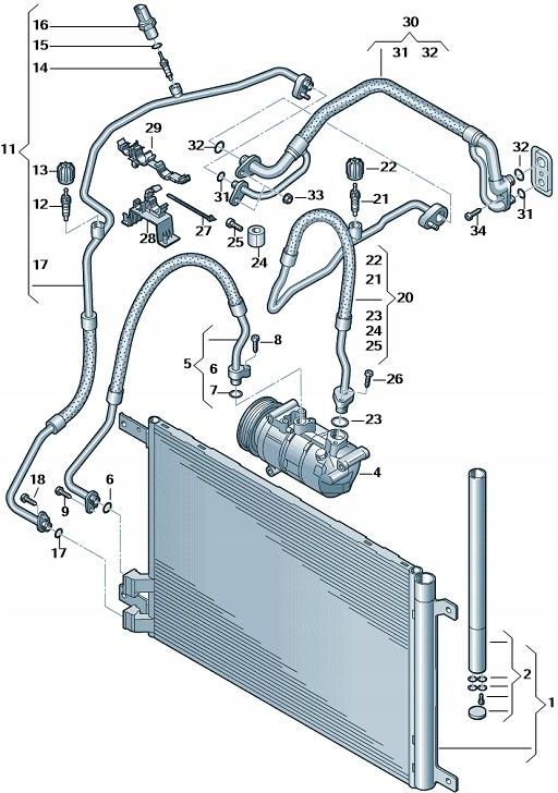 Seat Oe 7H0820898 Oring Klimatyzacji - Opinie i ceny na Ceneo.pl