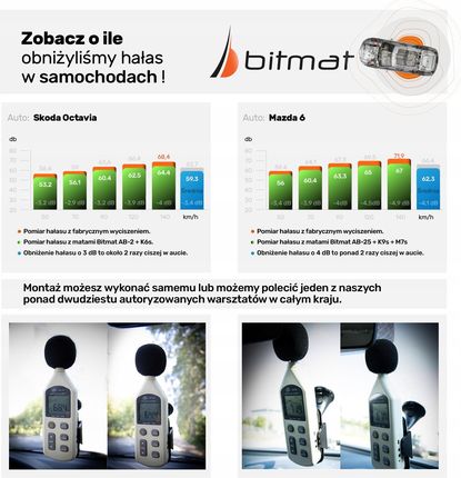 Bitmat Aluminiowa Mata 2Mm Samoprzylepna Antywibracyjna - zdjęcie 6