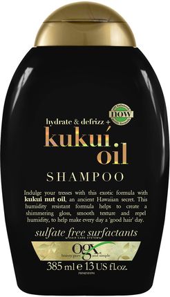 OGX Hydrate & Defrizz+ Kukui Oil Shampoo Szampon Do Włosów 385ml