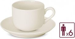 Zdjęcie Flow Komplet 6 Filiżanek Ze Spodkami 34W (Gr0692) - Brańsk