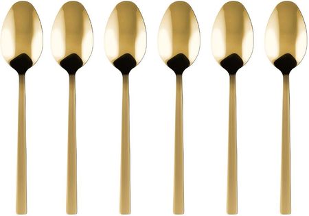 Kulig Komplet 6 Łyżeczek Do Herbaty Piano Gold W Pudełku (29507)