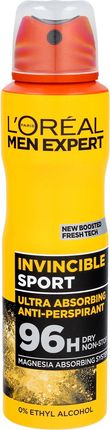 Loreal Men Expert Dezodorant Spray Anti Perspirant Invicible Sport 150 ml