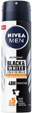 Zdjęcie Nivea Men Black White Invisible Ultimate Impact 5In1 Dezodorant Spray 150 ml - Opole