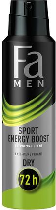 Fa Men Sport Energy Boost 72H Dezodorant W Sprayu 150 ml
