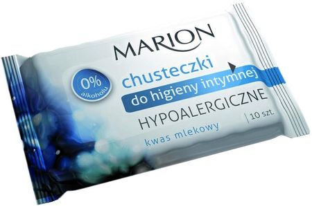 Marion Chusteczki Do Higieny Intymnej Hypoalergiczne 1Op 10Szt