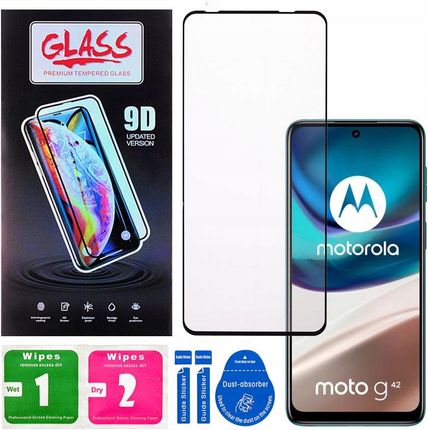 Premium Szkło Pełne 9D 9H Full Glue Motorola Moto G42
