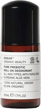 Evolve Organic Beauty Pure Prebiotic Roll On Deodorant Naturalny Dezodorant Z Prebiotykami 50 ml